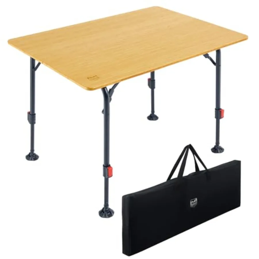 Folding Camping Table, Portable RV Picnic Table with Adjustable Height 18.5"-26.5" and Aluminum Frame, Heavy Duty 220LBS Outdoo
Folding Camping Table, Portable RV Picnic Table with Adjustable Height 18.5"-26.5" and Aluminum Frame, Heavy Duty 220LBS Outdoo