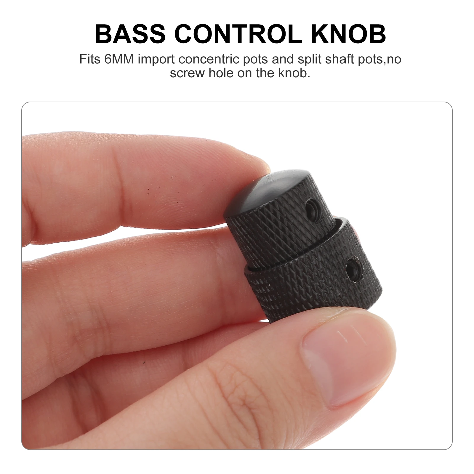 Electric Guitar Knob Dual Bass Control Knobs Double Layer Accessories Black Volume
Electric Guitar Knob Dual Bass Control Knobs Double Layer Accessories Black Volume