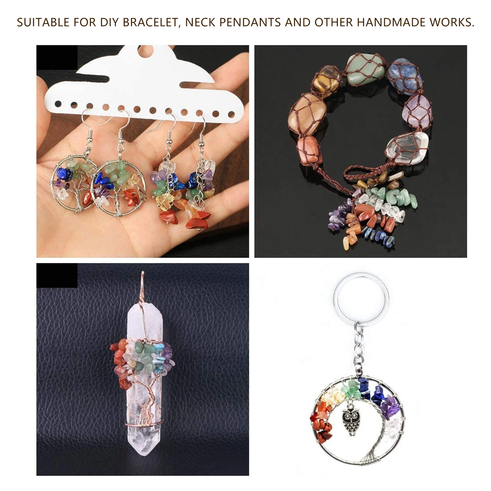 110pcs Crystal Loose Rocks Hole Drilled For Diy Bracelet Necklace Jewelry Making Materials Smooth Mini Stones Handicraft Gift
110pcs Crystal Loose Rocks Hole Drilled For Diy Bracelet Necklace Jewelry Making Materials Smooth Mini Stones Handicraft Gift