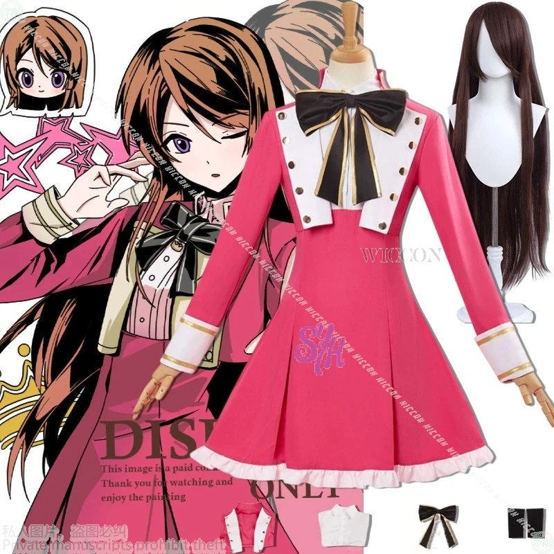 Anime Game Variable Baricade Cosplay Heroine Hibari Toujou Costume Kawaii Jk Hot Pink Dress Love Cute Lolita Halloween Party Cos
Anime Game Variable Baricade Cosplay Heroine Hibari Toujou Costume Kawaii Jk Hot Pink Dress Love Cute Lolita Halloween Party Cos