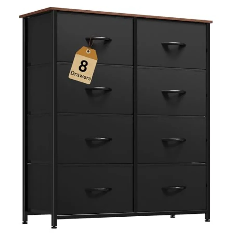 DWVO Dresser for Bedroom Fabric Dresser with 8 Drawers Tall Double Drawer Chest of Drawers for Closet Living Room Sturdy Steel
DWVO Dresser for Bedroom Fabric Dresser with 8 Drawers Tall Double Drawer Chest of Drawers for Closet Living Room Sturdy Steel