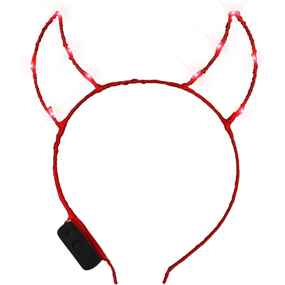 Повязка на голову FlashingBlinkyLights Starlight Devil Horns с красной светодиодной подсветкой
Повязка на голову FlashingBlinkyLights Starlight Devil Horns с красной светодиодной подсветкой