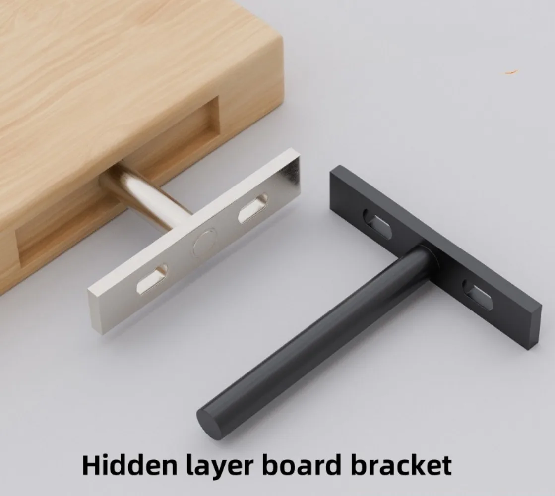 1/2sets Invisible Wall Bracket, Wall Shelft, Partition Bracket, Layer Plate Bracket, Wooden Board Connector T-shaped Fixing
1/2sets Invisible Wall Bracket, Wall Shelft, Partition Bracket, Layer Plate Bracket, Wooden Board Connector T-shaped Fixing