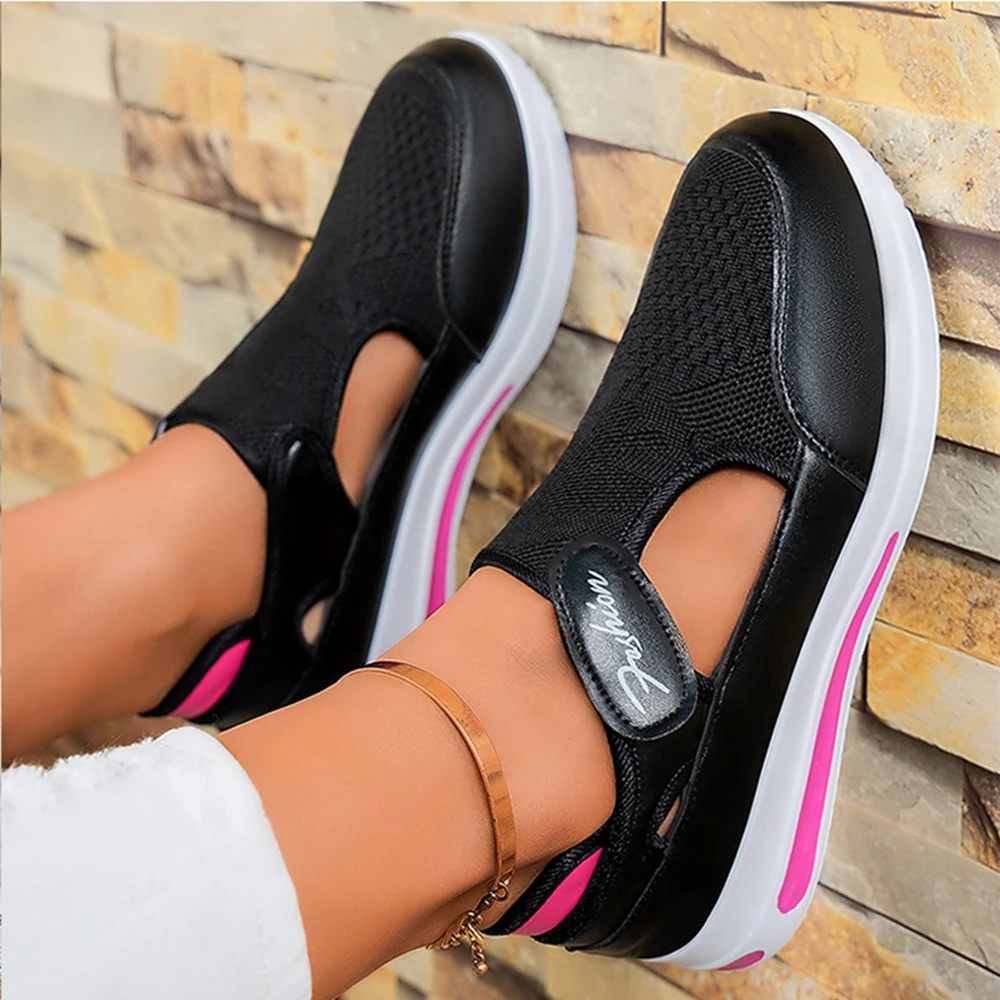Women Cut out Hook Loop Breathable Mesh Sneakers Daily Casual Sandals Sports Shoes Summer Going Out Running Shoes
Women Cut out Hook Loop Breathable Mesh Sneakers Daily Casual Sandals Sports Shoes Summer Going Out Running Shoes