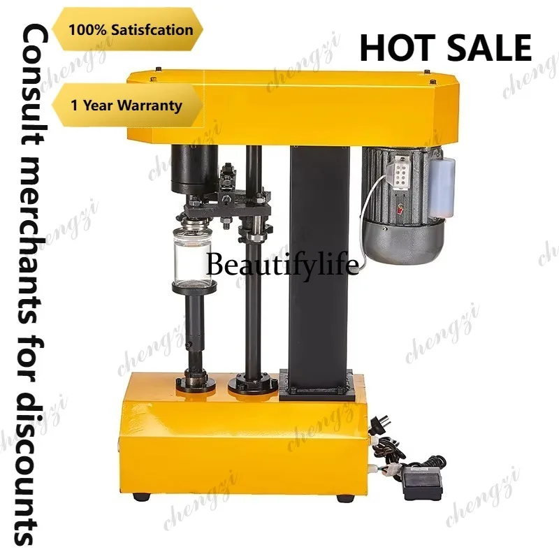 Electric Automatic Can Sealing Machine Desktop Jar Sealing Equipment Plastic Tin Can Sealer for Fruit Containers Capping Machine
Electric Automatic Can Sealing Machine Desktop Jar Sealing Equipment Plastic Tin Can Sealer for Fruit Containers Capping Machine