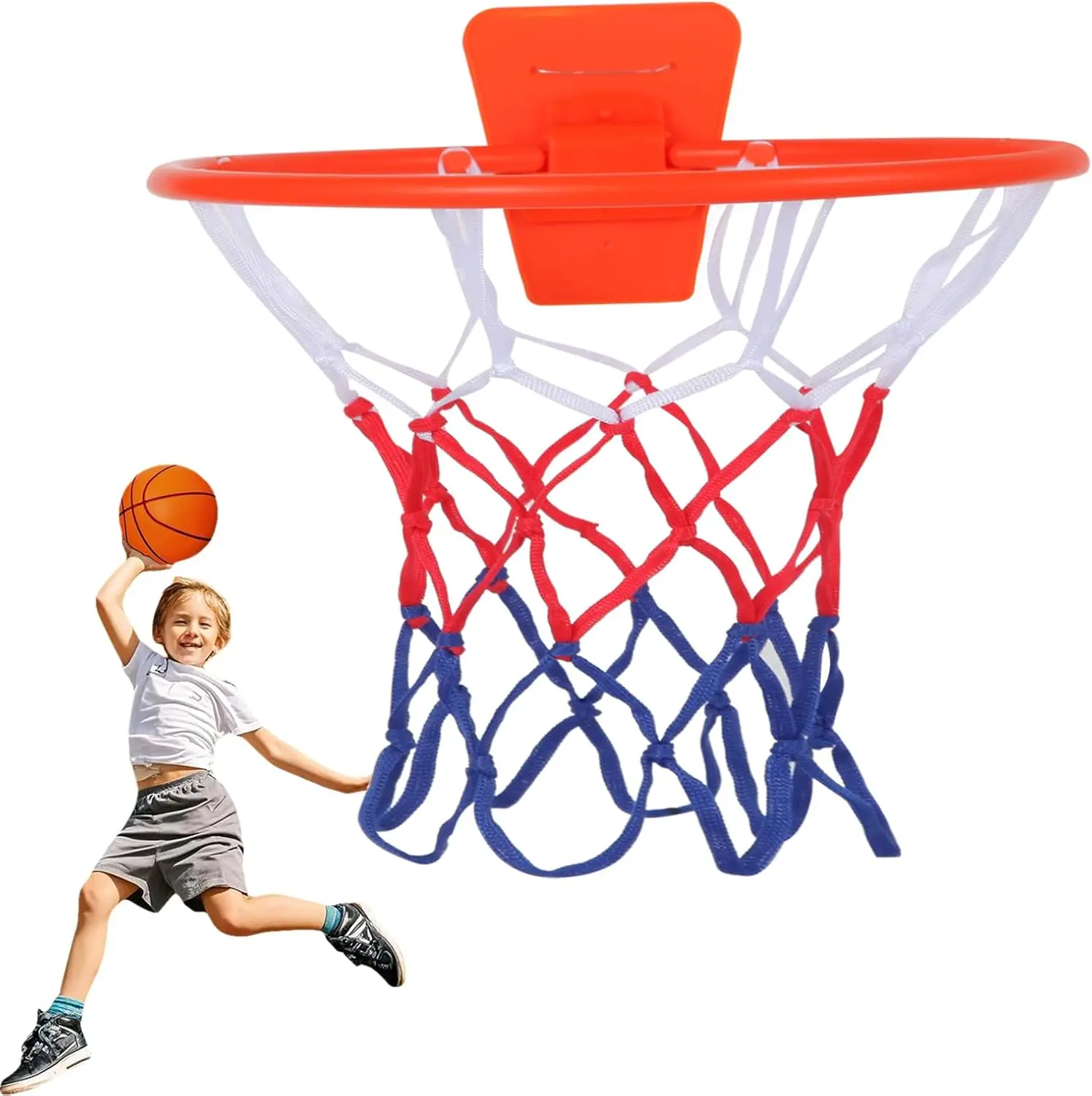 Silent Indoor Basketball Hoop, 14" Foldable Wall-Mount, No-Drill Adhesive, Space-Saving for Bedroom/Office, No Ball
Silent Indoor Basketball Hoop, 14" Foldable Wall-Mount, No-Drill Adhesive, Space-Saving for Bedroom/Office, No Ball