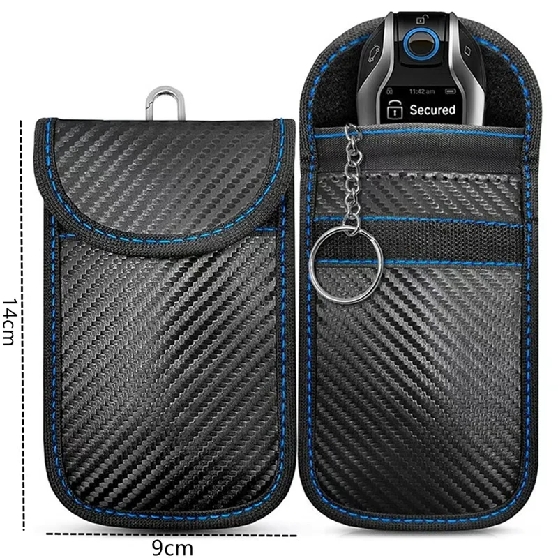 Faraday Bag For Key Fob Cage Protector Car Key Signal Blocker Case Fob Pouch Keyless RFID Blocking Bag Car Accessories Protector
Faraday Bag For Key Fob Cage Protector Car Key Signal Blocker Case Fob Pouch Keyless RFID Blocking Bag Car Accessories Protector