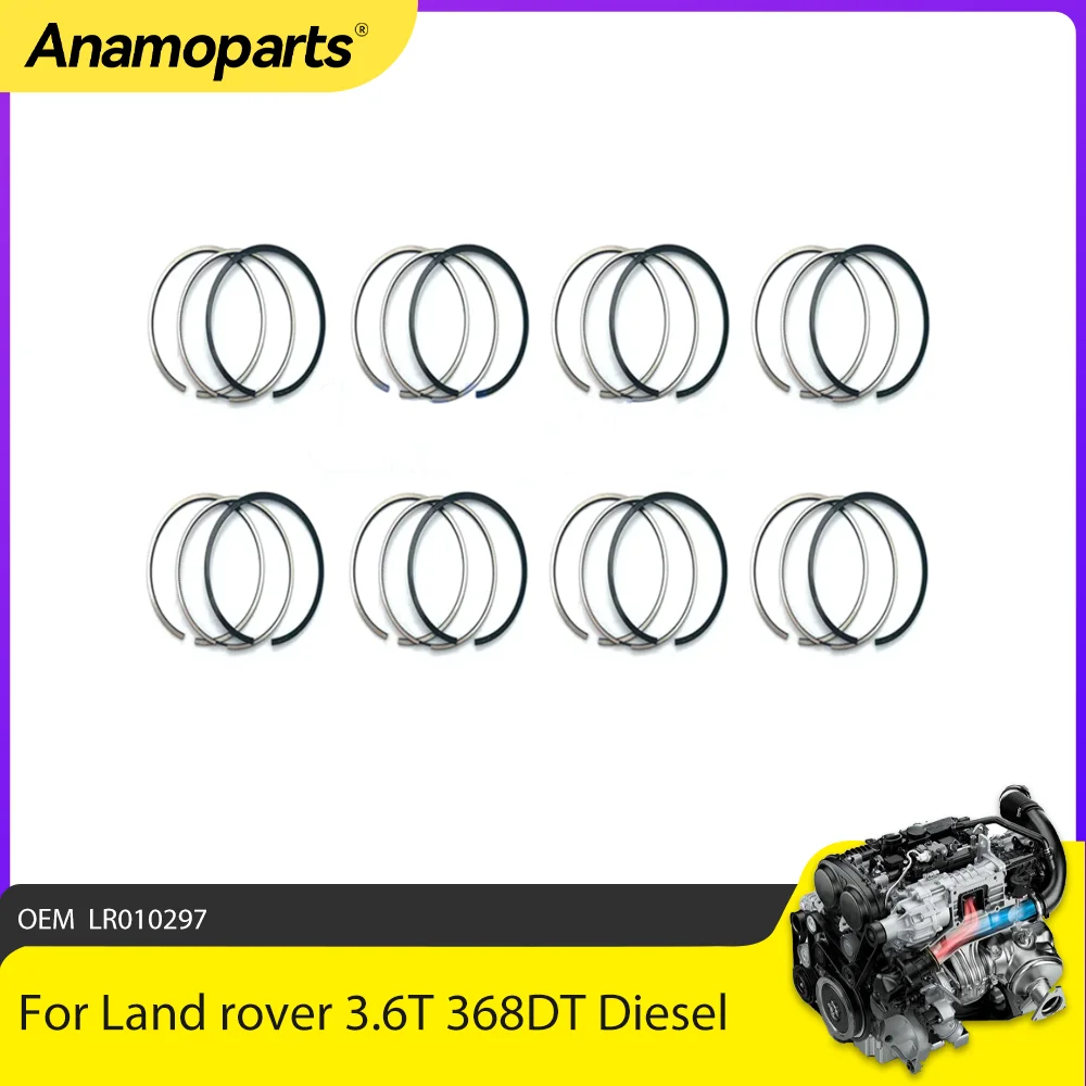8PCS Auto Engine Parts Piston Ring Fit 3.0 L For Land rover 3.6T 368DT Diesel OE LR010297
8PCS Auto Engine Parts Piston Ring Fit 3.0 L For Land rover 3.6T 368DT Diesel OE LR010297