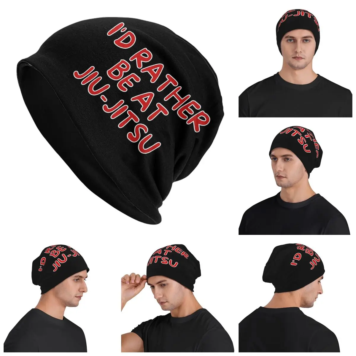 I'd Rather Be At Jiu-Jitsu Funny Warm Knitted Cap Hip Hop Bonnet Hat Autumn Winter Outdoor Beanies Hats for Men Women Adult
I'd Rather Be At Jiu-Jitsu Funny Warm Knitted Cap Hip Hop Bonnet Hat Autumn Winter Outdoor Beanies Hats for Men Women Adult