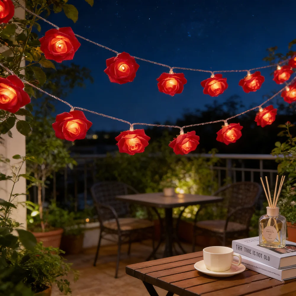 3M 20LED Lights Holiday Decoration White Pink Red Blue Rose Flower LED String Lights for Room Garden Night Light Without Battery
3M 20LED Lights Holiday Decoration White Pink Red Blue Rose Flower LED String Lights for Room Garden Night Light Without Battery