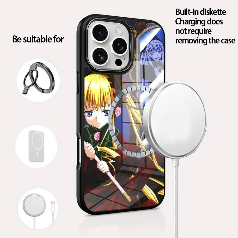 Anime Rozen Maiden Phone Case For IPhone 16 15 14 13 12 11 Pro Max Plus Mini Magsafe Mirror Wireless Magnetic Cover
Anime Rozen Maiden Phone Case For IPhone 16 15 14 13 12 11 Pro Max Plus Mini Magsafe Mirror Wireless Magnetic Cover