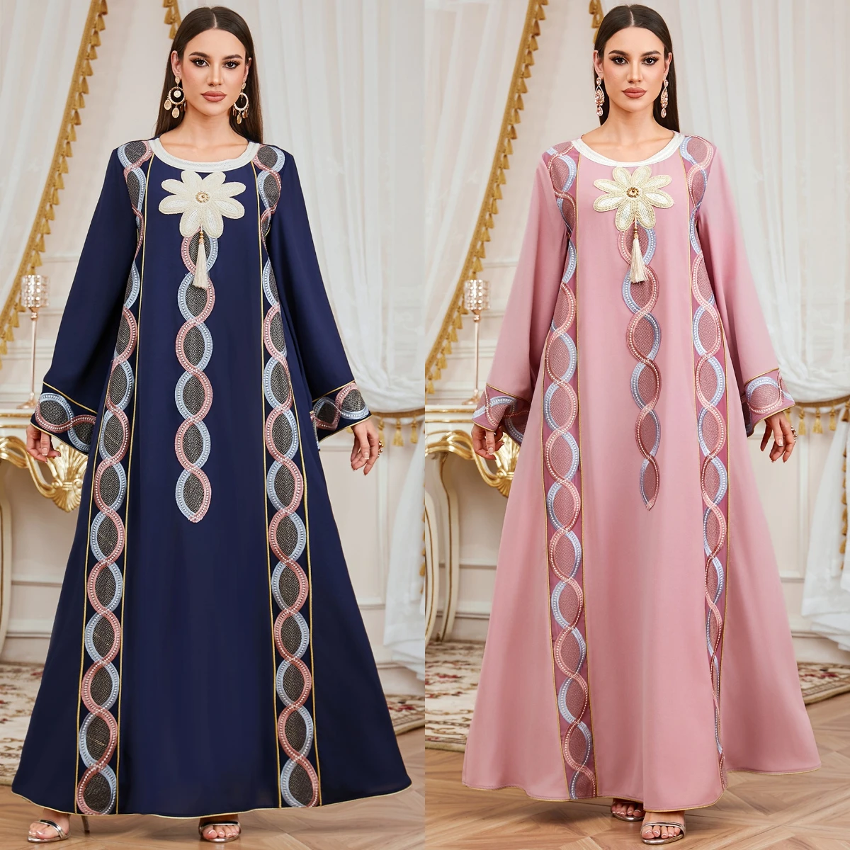 Женское платье Абая Ид с вышивкой Рамадан Марокко Джалабия Мусульманская вечеринка Кафтан Рамадан Платье Халат Vestido Largos Длинные платья 2026
Женское платье Абая Ид с вышивкой Рамадан Марокко Джалабия Мусульманская вечеринка Кафтан Рамадан Платье Халат Vestido Largos Длинные платья 2026