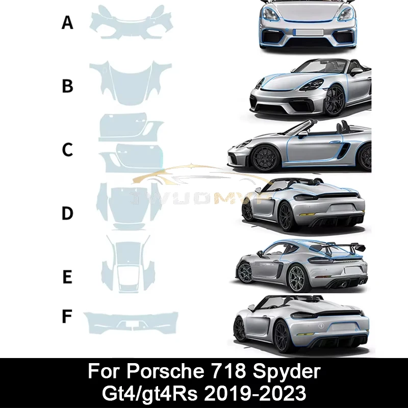 Невидимая защитная пленка для фар из ТПУ PPF для Porsche 718 Spyder Cayman GT4 GT4RS 2019-2023
Невидимая защитная пленка для фар из ТПУ PPF для Porsche 718 Spyder Cayman GT4 GT4RS 2019-2023