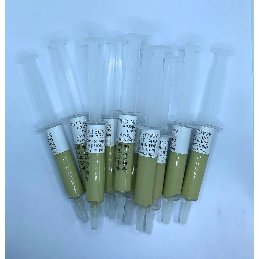 10 шт., алмазная полирующая паста, притирочная паста, стимулирующая эмульсия для полировки металла и ювелирных изделий, 1,0 микрон, зеркальная отделка, вода
10 шт., алмазная полирующая паста, притирочная паста, стимулирующая эмульсия для полировки металла и ювелирных изделий, 1,0 микрон, зеркальная отделка, вода