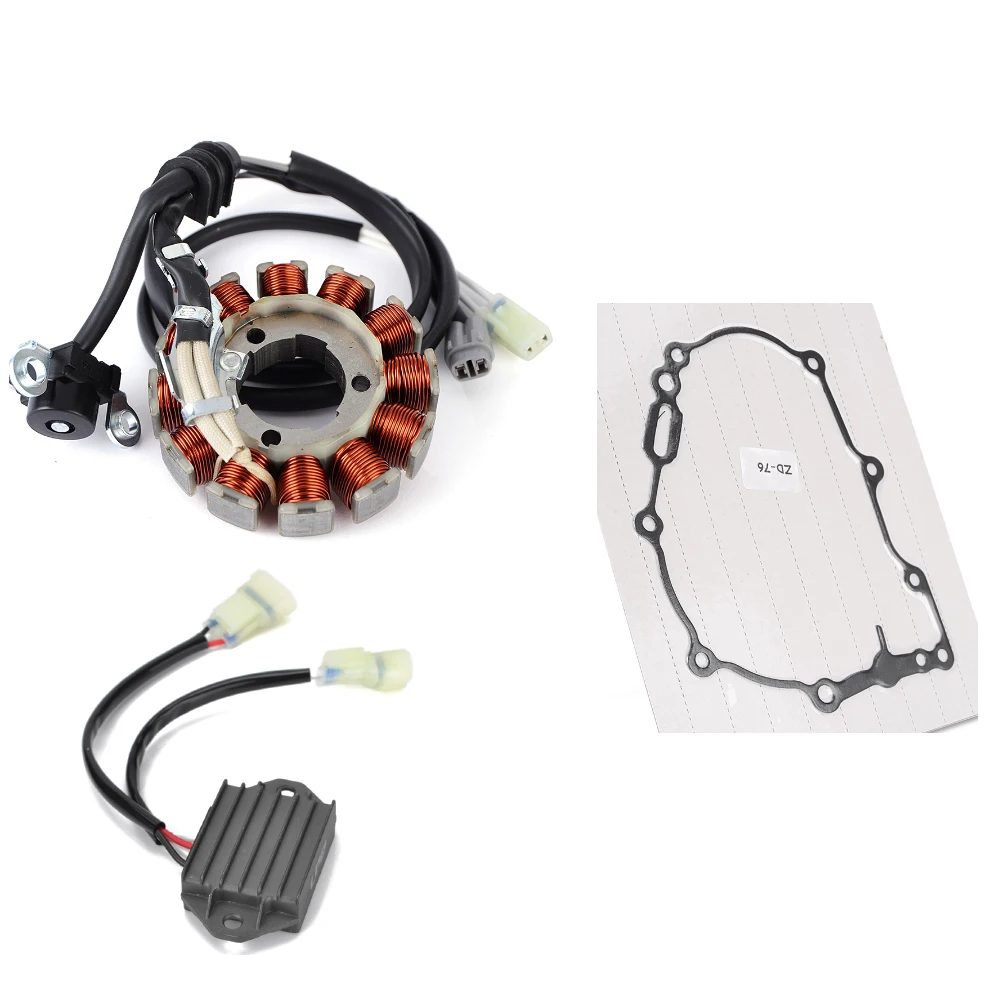 Stator Coil Gasket + Regulator Rectifier Kit for Yamaha YZ450 YZ450F 2010 2011 2012 2013 33D-81410-00 33D-81960-00 33D-15451-00
Stator Coil Gasket + Regulator Rectifier Kit for Yamaha YZ450 YZ450F 2010 2011 2012 2013 33D-81410-00 33D-81960-00 33D-15451-00