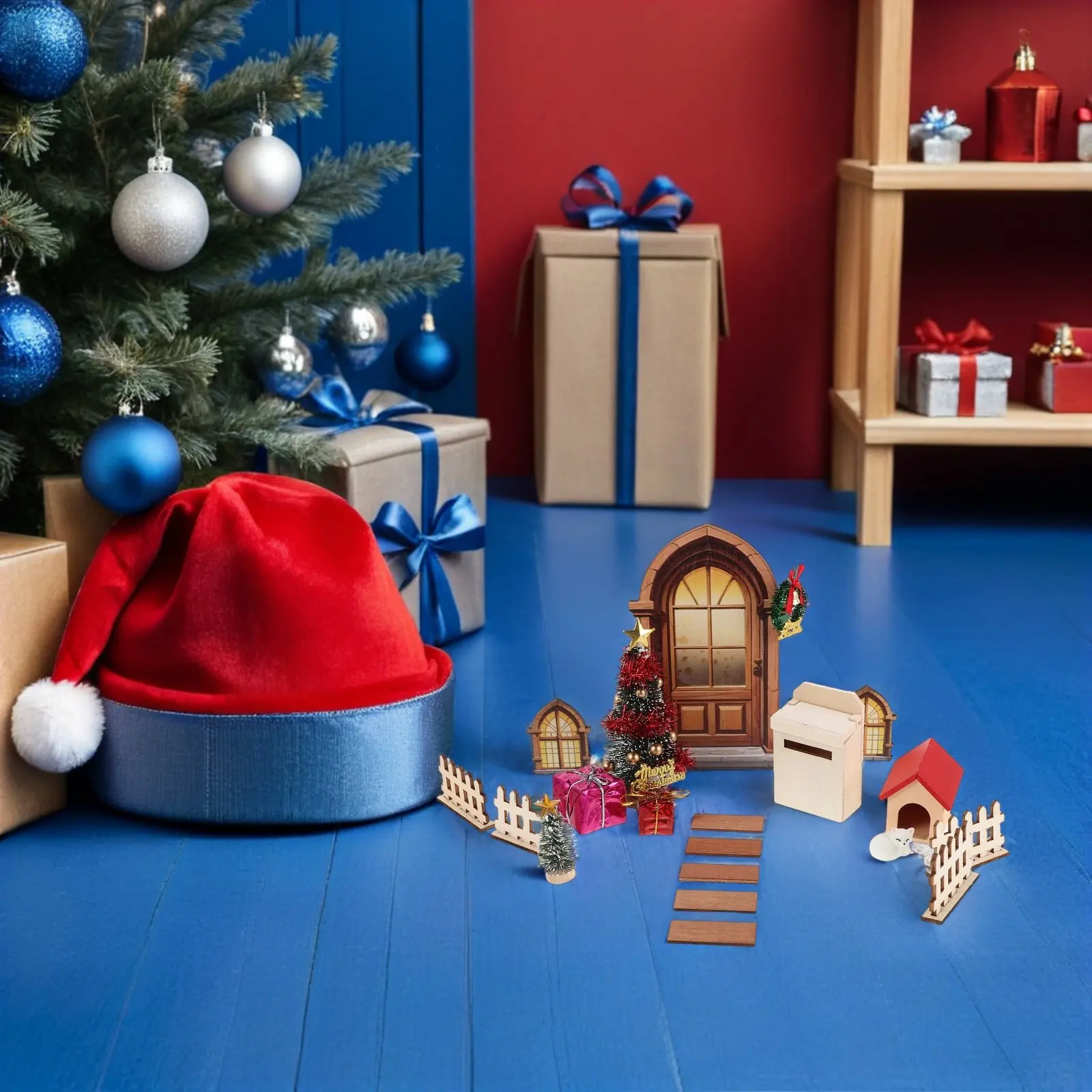 1Set Miniature European Door Window Set Christmas Fairy Garden Micro Landscape Decor Realistic Holiday Dollhouse Accessories
1Set Miniature European Door Window Set Christmas Fairy Garden Micro Landscape Decor Realistic Holiday Dollhouse Accessories