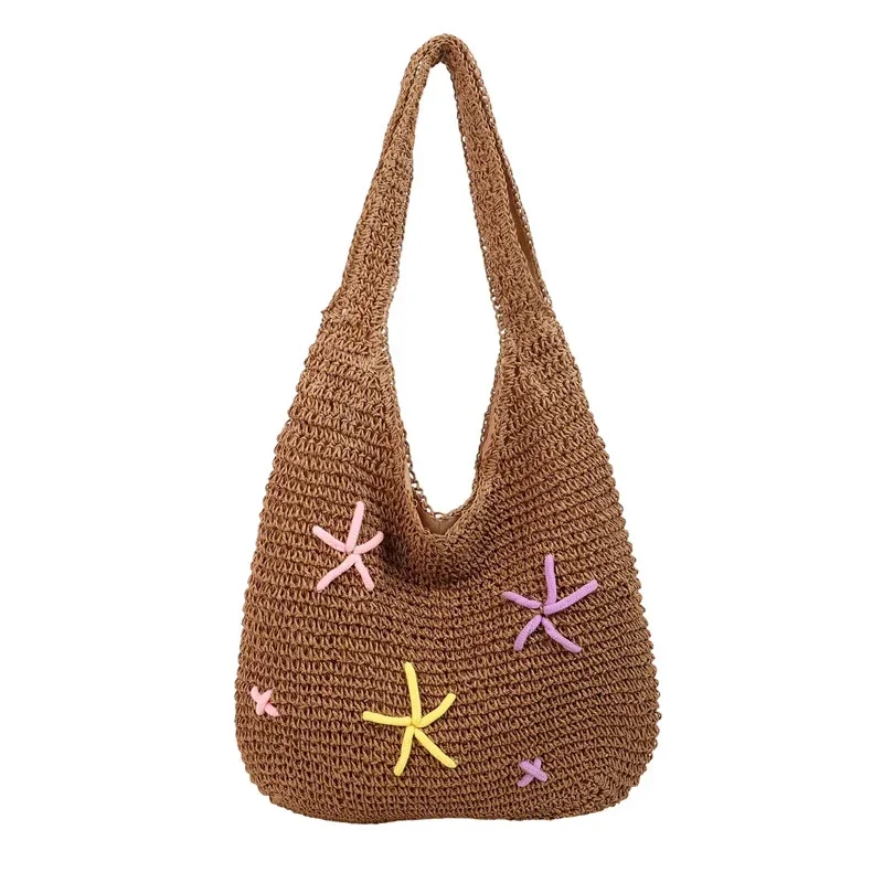Fabric Starfish Beach Shoulder Bags Exquisite Solid Personality Ladies Bags 2025 High Quality Fashion Versatile Handbags
Fabric Starfish Beach Shoulder Bags Exquisite Solid Personality Ladies Bags 2025 High Quality Fashion Versatile Handbags