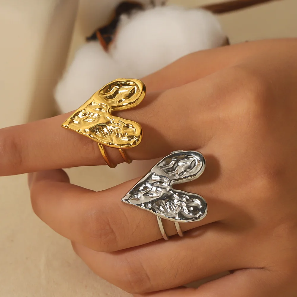 PAPERPLUS | Love Shape Open Rings for Women.Stainless Steel. Lava Jewelry Sets.French Style Charm Party Gifts.for Sister.New
PAPERPLUS | Love Shape Open Rings for Women.Stainless Steel. Lava Jewelry Sets.French Style Charm Party Gifts.for Sister.New