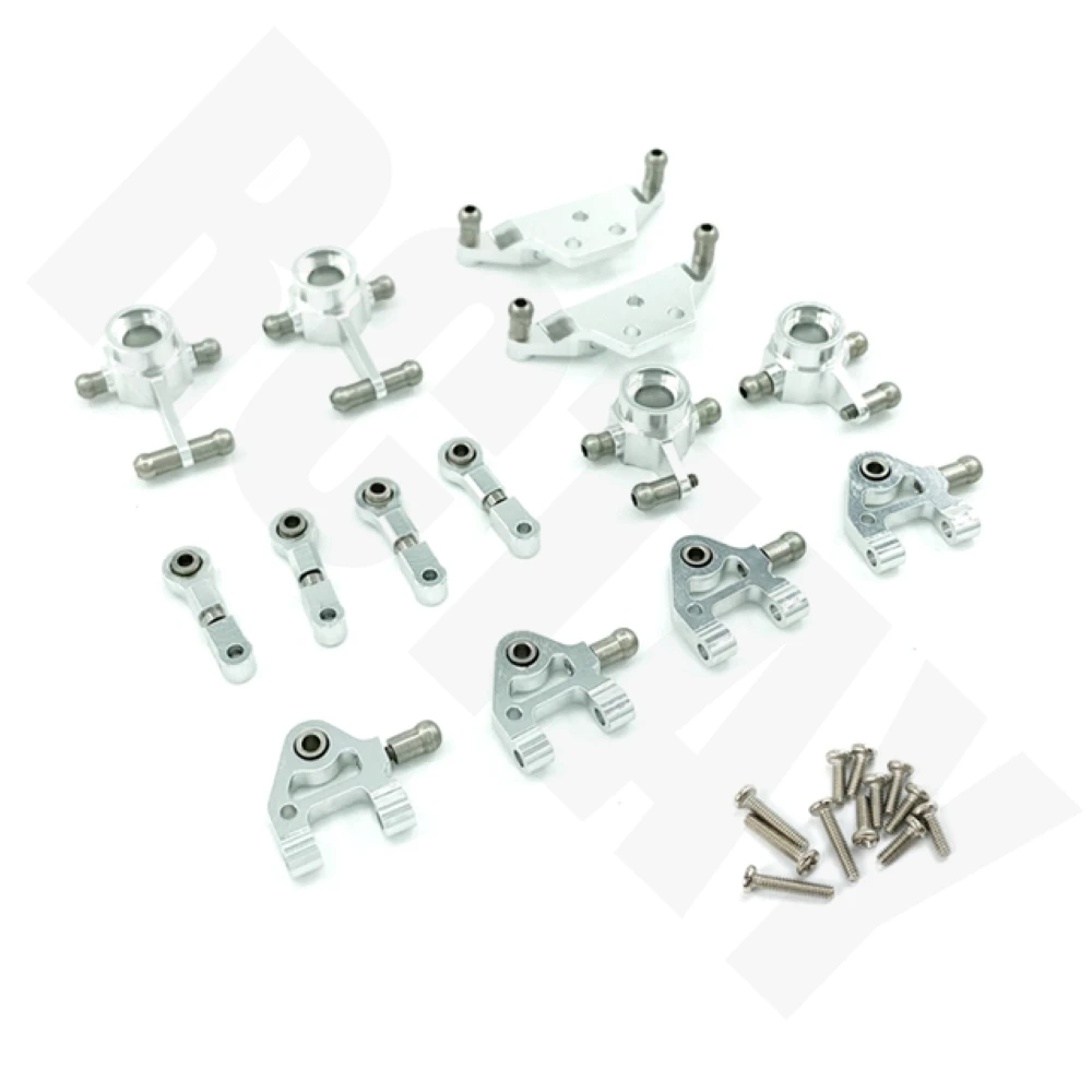 RCTAY Metal Upgrade Parts for Wltoys 1/28 K969 P929 P939 K979 K989 K999 silver Parts Set Swing Arm Steering Cup Pull Rod Etc
RCTAY Metal Upgrade Parts for Wltoys 1/28 K969 P929 P939 K979 K989 K999 silver Parts Set Swing Arm Steering Cup Pull Rod Etc