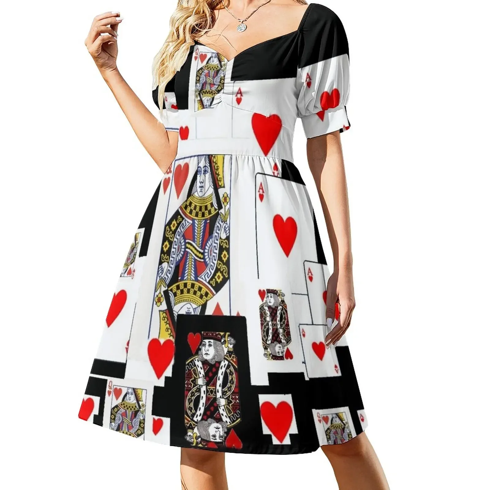 ROYAL COURT PLAYING CARDS Short-Sleeved Dress Women long dress Woman's evening dress Women's summer dresses
ROYAL COURT PLAYING CARDS Short-Sleeved Dress Women long dress Woman's evening dress Women's summer dresses