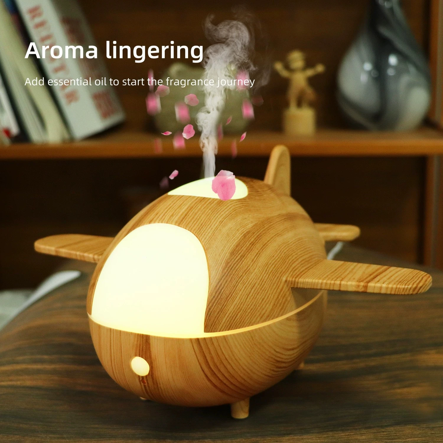 Plane Design USB Air Humidifier & Essential Oil Diffuser,Ultrasonic Cool Mist Nebulizer 7 Color Nightlight for Home Office Decor
Plane Design USB Air Humidifier & Essential Oil Diffuser,Ultrasonic Cool Mist Nebulizer 7 Color Nightlight for Home Office Decor