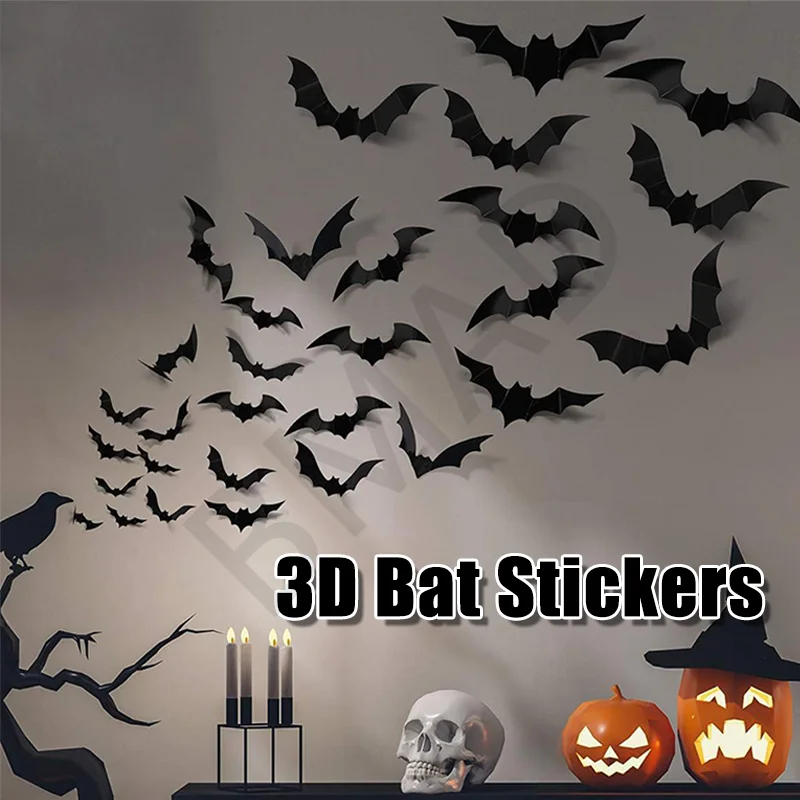 Halloween Decoration 3D Black PVC Bat Halloween Party DIY Decor Wall Sticker Bar Room Halloween Party Scary Decos Props
Halloween Decoration 3D Black PVC Bat Halloween Party DIY Decor Wall Sticker Bar Room Halloween Party Scary Decos Props