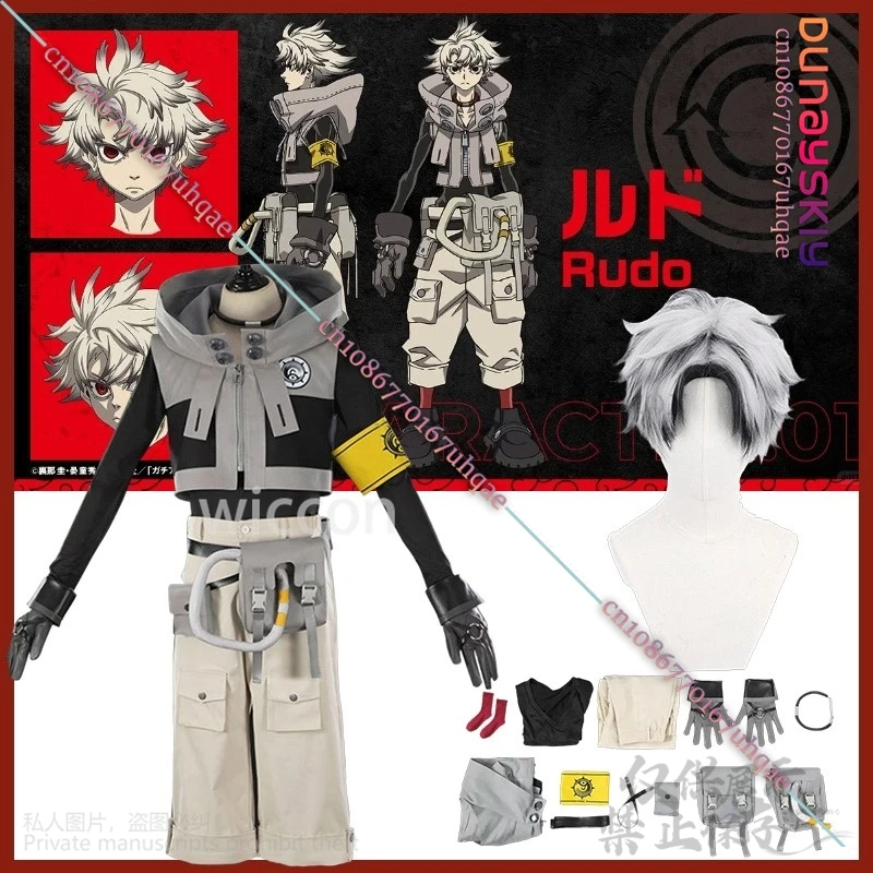 New Anime GACHIAKUTA Cosplay Rudo Costume Punk Street Hot Punk Sleeve Hooded Jacket Y2K Fashion Uniform Wigs Cos 코스프레
New Anime GACHIAKUTA Cosplay Rudo Costume Punk Street Hot Punk Sleeve Hooded Jacket Y2K Fashion Uniform Wigs Cos 코스프레
