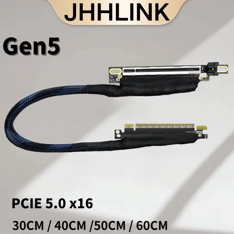 Видеокарта PCI E 5.0 X16, удлинительный кабель графического процессора 270 градусов, посеребренный адаптер PCI-E 5.0 X16 GEN 5, серверный кабель RTX 5090
Видеокарта PCI E 5.0 X16, удлинительный кабель графического процессора 270 градусов, посеребренный адаптер PCI-E 5.0 X16 GEN 5, серверный кабель RTX 5090
