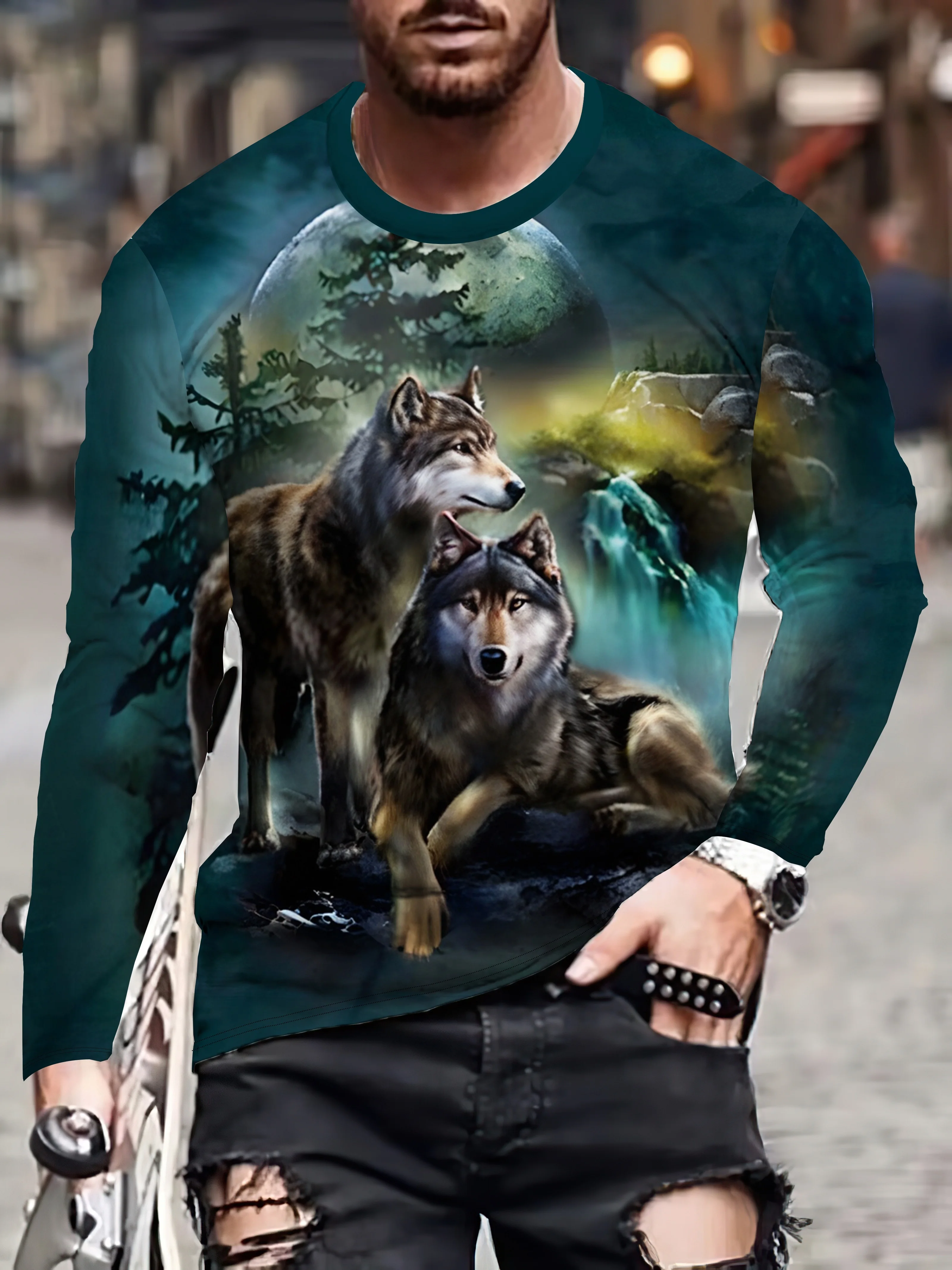 Men'S 3D Square Print Long Sleeve Crew Neck Polyester Knit Pullover - Casual Party Wear for Spring/Fall
Men'S 3D Square Print Long Sleeve Crew Neck Polyester Knit Pullover - Casual Party Wear for Spring/Fall
