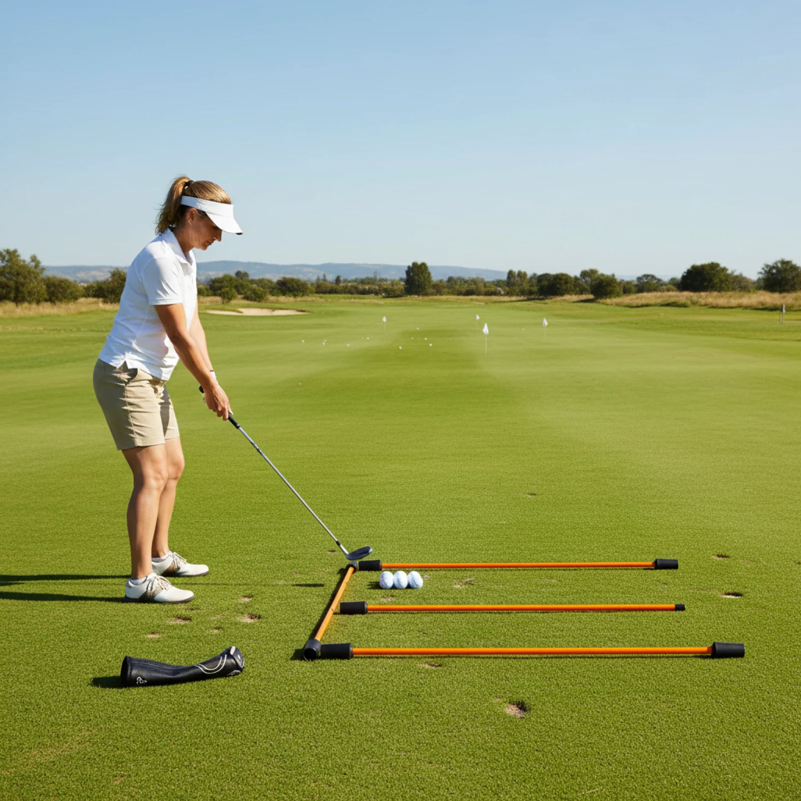 Golf Chipping Swing Trainer Iron Practice Aid with Feedback Indicator for Indoor Outdoor Training Sessions
Golf Chipping Swing Trainer Iron Practice Aid with Feedback Indicator for Indoor Outdoor Training Sessions
