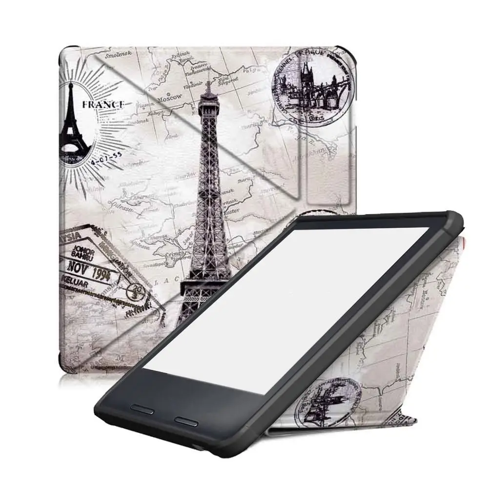 Auto Wake/Sleep 8 inch e-Reader Case Multi-folding Stand Shockproof N777 Smart Cover Soft Wear Resistant for Rakuten Kobo Sage 
Auto Wake/Sleep 8 inch e-Reader Case Multi-folding Stand Shockproof N777 Smart Cover Soft Wear Resistant for Rakuten Kobo Sage