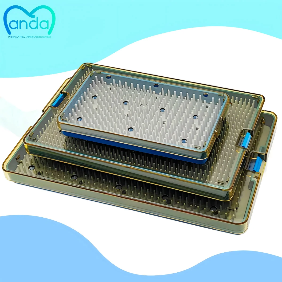 Silicone Sterilization Tray Disinfection Case Autoclavable Box 3 Types Size for Holding Opthalmic Dental Instrument
Silicone Sterilization Tray Disinfection Case Autoclavable Box 3 Types Size for Holding Opthalmic Dental Instrument