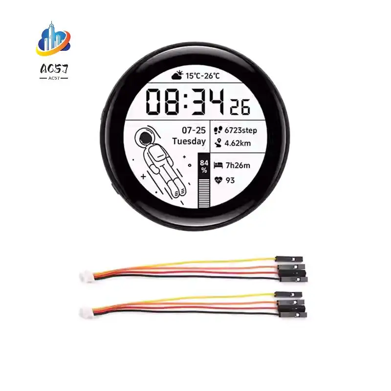 AC57-Esp32-S3 1.43-Inch Round LCD Screen Development Board Amoled Capacitive Touch Screen Supports Wifi Bluetooth
AC57-Esp32-S3 1.43-Inch Round LCD Screen Development Board Amoled Capacitive Touch Screen Supports Wifi Bluetooth