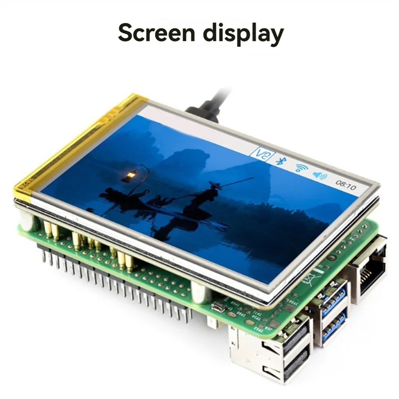 3.5Inch Touchscreen Display 320X480 Pixels IPS Panel 262K Color SPI Interface For Raspberry Pi
3.5Inch Touchscreen Display 320X480 Pixels IPS Panel 262K Color SPI Interface For Raspberry Pi
