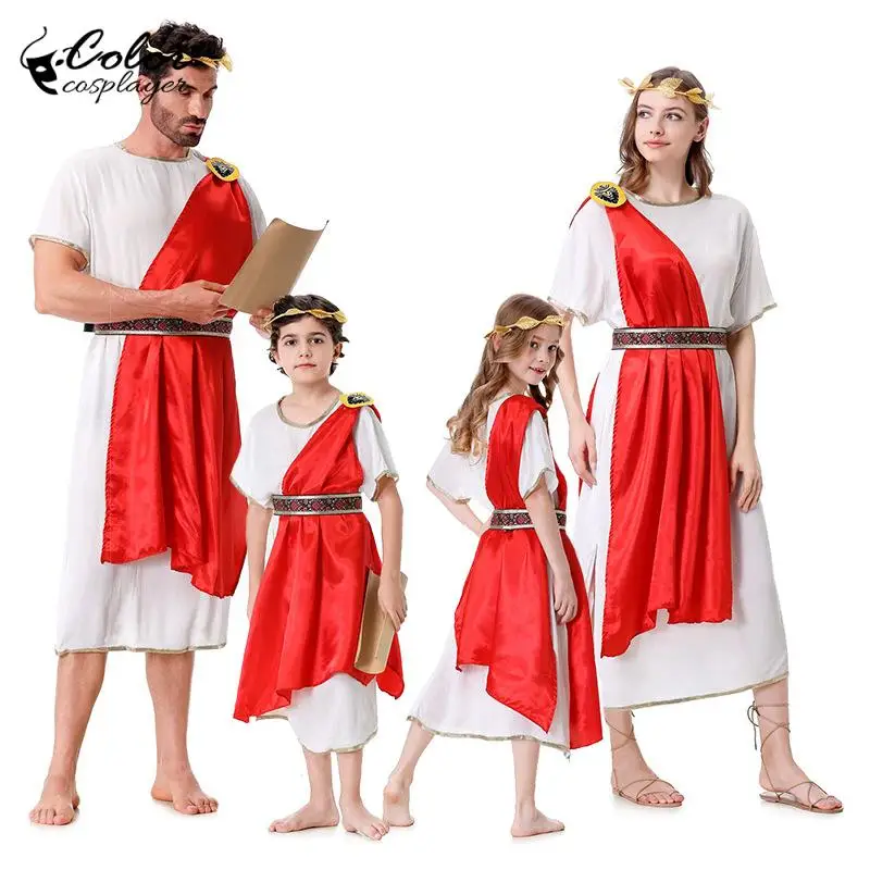 Color Cosplayer Medieval Costume Carnival Roman Clothing Vintage Family Parent-Child Outfit Party Stage Performance Cosplay Set
Color Cosplayer Medieval Costume Carnival Roman Clothing Vintage Family Parent-Child Outfit Party Stage Performance Cosplay Set