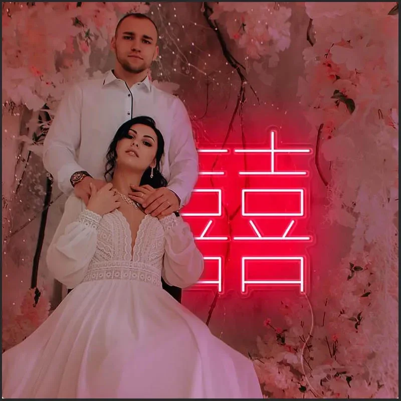 Happiness Neon Chinese Wedding Decor LED Light Sign Home Engagement Wall Decoration Double Happiness Neon Party Decor
Happiness Neon Chinese Wedding Decor LED Light Sign Home Engagement Wall Decoration Double Happiness Neon Party Decor