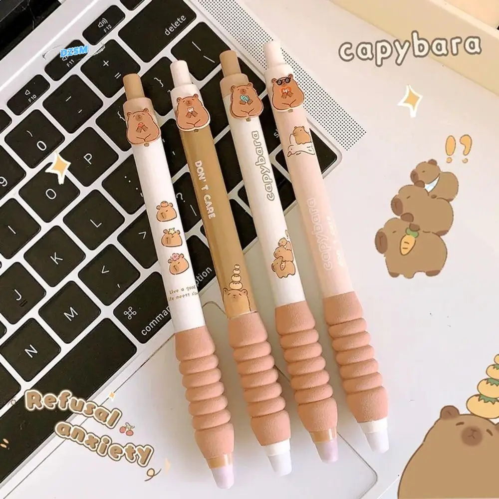 Stationery Kawaii Capybara Gel Pen Cartoon 0.5mm Erasable Pen Blue Ink ST Nib Cute Writing Pen Office Supply
Stationery Kawaii Capybara Gel Pen Cartoon 0.5mm Erasable Pen Blue Ink ST Nib Cute Writing Pen Office Supply