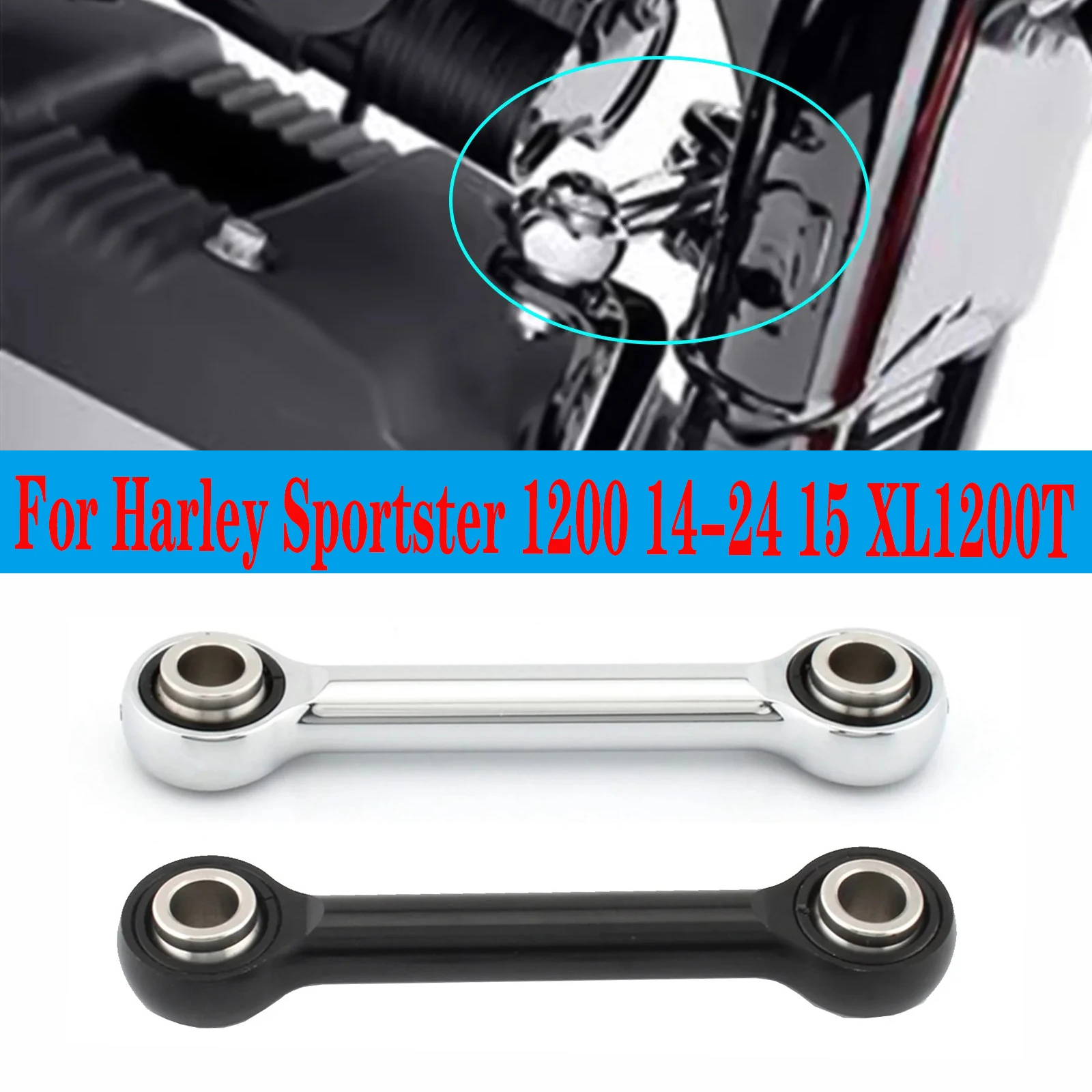 Motorcycle modification accessories Engine Suspension Bracket Link For Harley Sportster 1200 14-24 15 XL1200T Black
Motorcycle modification accessories Engine Suspension Bracket Link For Harley Sportster 1200 14-24 15 XL1200T Black