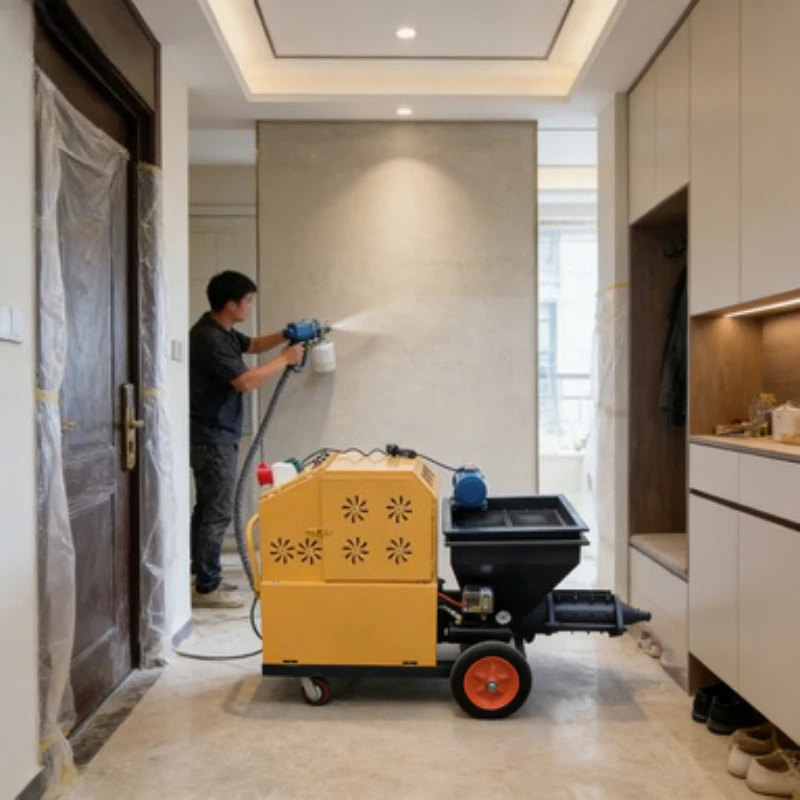 Provided Long Lifetime Electric Wall Cement Mortar Spraying Plastering Rendering Machine Pump Sprayer Automatic 380V 50HZ
Provided Long Lifetime Electric Wall Cement Mortar Spraying Plastering Rendering Machine Pump Sprayer Automatic 380V 50HZ