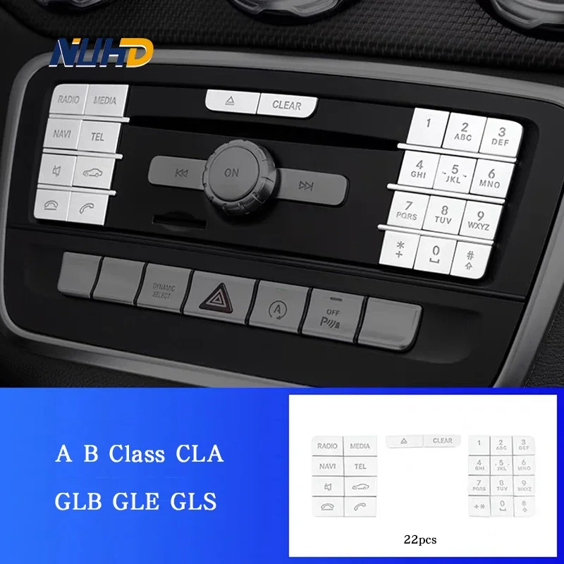 Для Mercedes-Benz A B Class GLA GLE GLS CLA автомобильная центральная панель управления, кнопки, наклейки, внутренняя отделка, защитный чехол, аксессуары
Для Mercedes-Benz A B Class GLA GLE GLS CLA автомобильная центральная панель управления, кнопки, наклейки, внутренняя отделка, защитный чехол, аксессуары