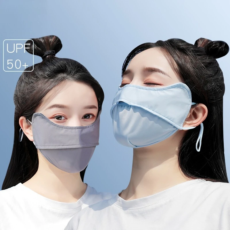 Women's summer sun protection UV protection UPF50+ outdoor cycling Sun blocking Bicycle mask Face mask
Women's summer sun protection UV protection UPF50+ outdoor cycling Sun blocking Bicycle mask Face mask