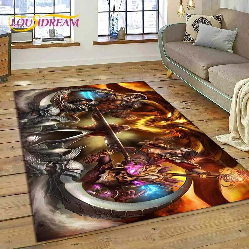 Diablo 3D Retro Game Gamer Carpet Rug for Bedroom Living Room Home Sofa Decoration,Children Play Game Large Decor Floor Mat Gift
Diablo 3D Retro Game Gamer Carpet Rug for Bedroom Living Room Home Sofa Decoration,Children Play Game Large Decor Floor Mat Gift