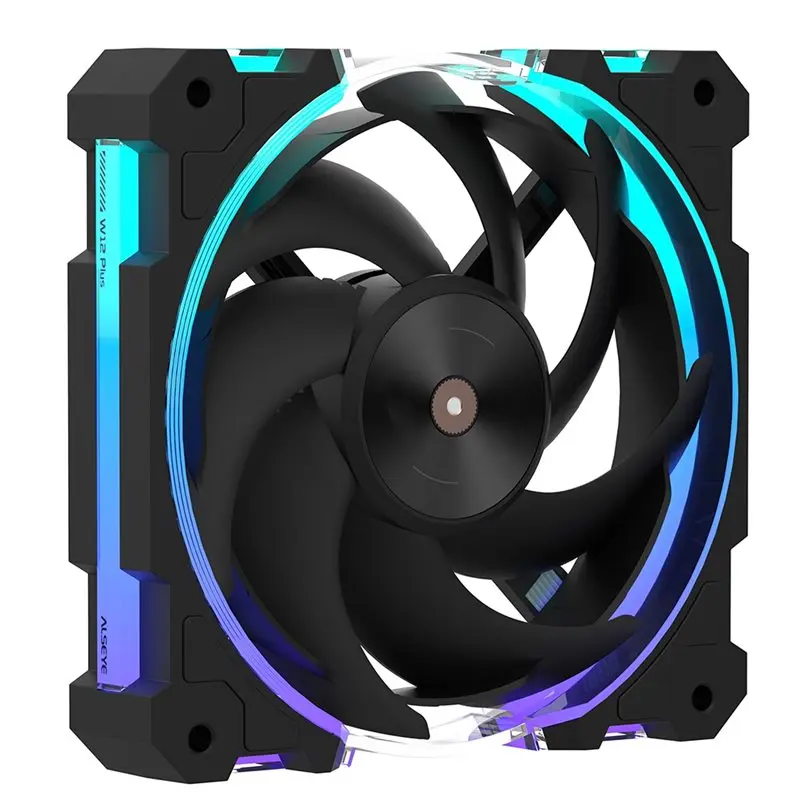 A13E-12CM Computer Case Cooling Fan ARGB Light Synchronization PWM Intelligent Temperature Control Silent Fan Black
A13E-12CM Computer Case Cooling Fan ARGB Light Synchronization PWM Intelligent Temperature Control Silent Fan Black