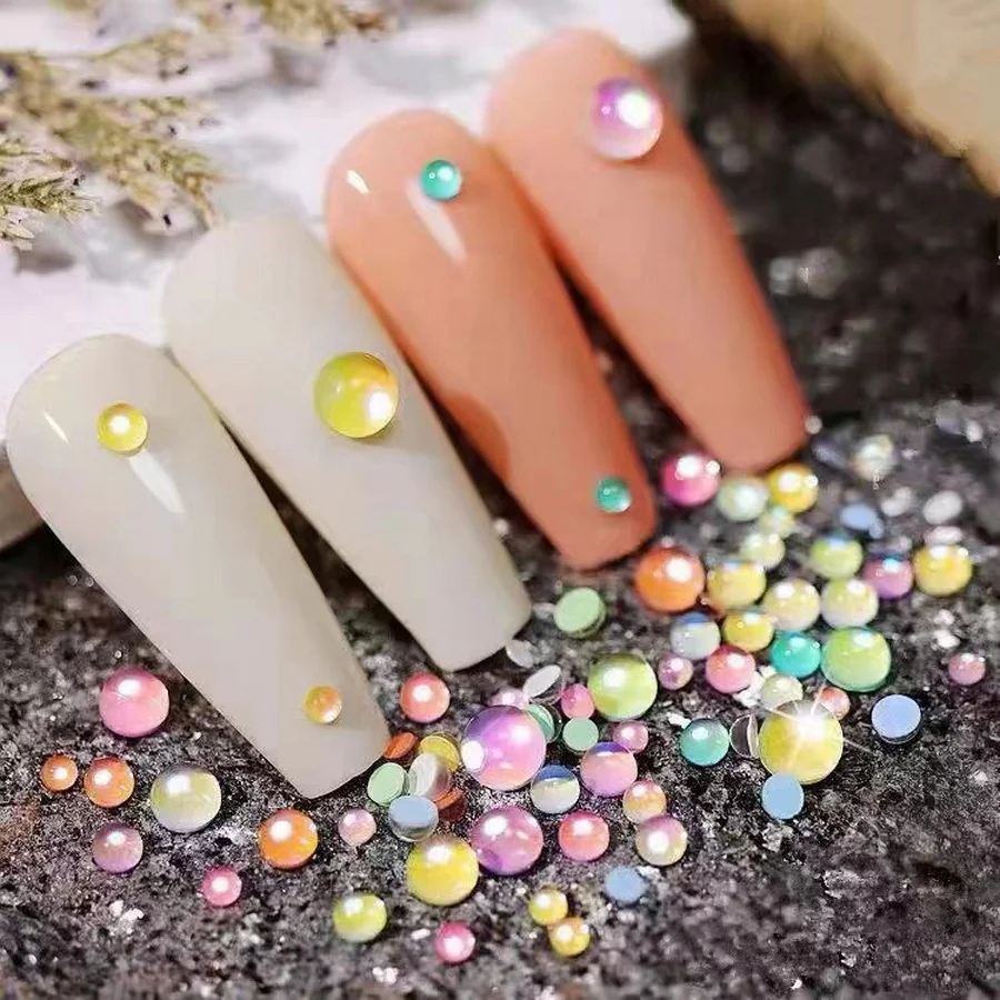 Various Sizes Mermaid Tears Glass Flatback Rhinestones Colorful 3D Round Beads Glitter Crystal Nail Art Garment DIY Accessories
Various Sizes Mermaid Tears Glass Flatback Rhinestones Colorful 3D Round Beads Glitter Crystal Nail Art Garment DIY Accessories