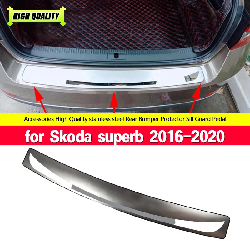 For Skoda Superb 2016-2020 Steel Rear Bumper Protector Sill Trunk Guard Cover Trim Car Styling Accessories 1pcs Chromium Styling
For Skoda Superb 2016-2020 Steel Rear Bumper Protector Sill Trunk Guard Cover Trim Car Styling Accessories 1pcs Chromium Styling