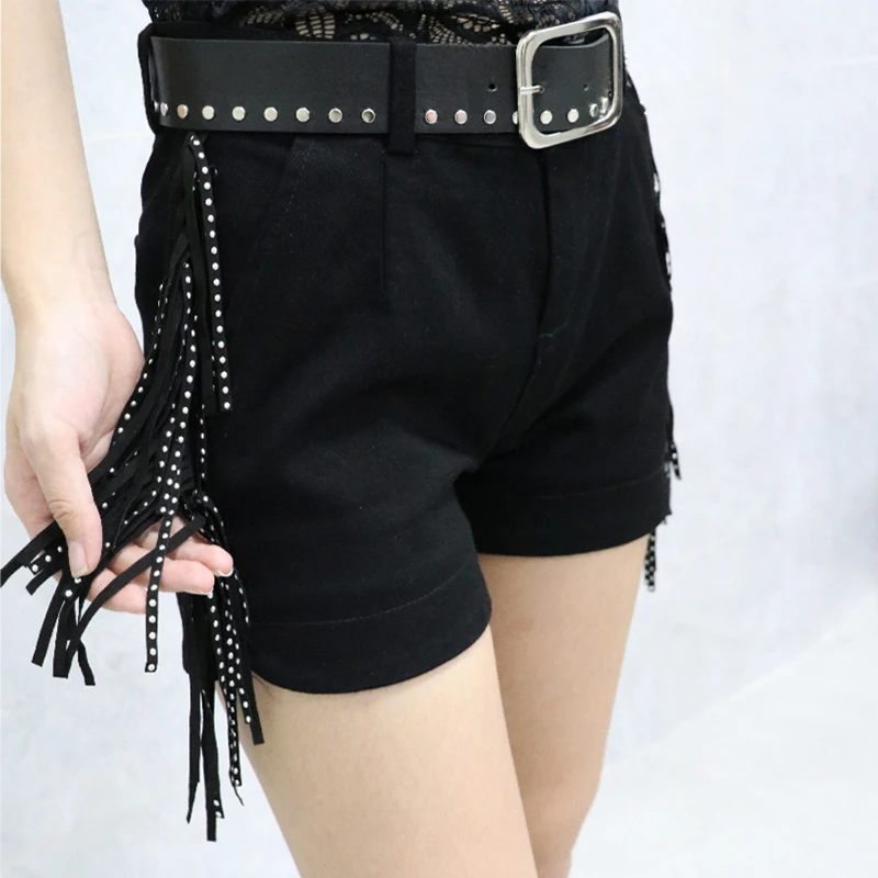White Tassel Shorts Women's Streetwear 2023 Summer New Fashion Sexy High Waist Slim Dance Shorts Female Black Casual Hot Pants
White Tassel Shorts Women's Streetwear 2023 Summer New Fashion Sexy High Waist Slim Dance Shorts Female Black Casual Hot Pants