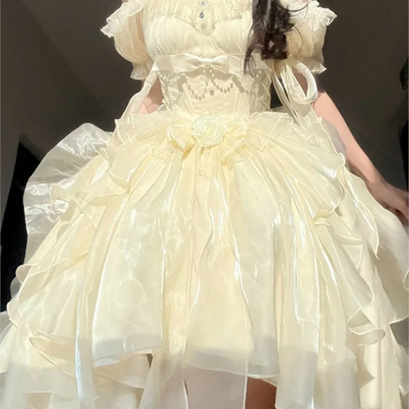 Generate Color Flower Wedding Dress Women's Heavy Industry Trailing Pettiskirt
Generate Color Flower Wedding Dress Women's Heavy Industry Trailing Pettiskirt