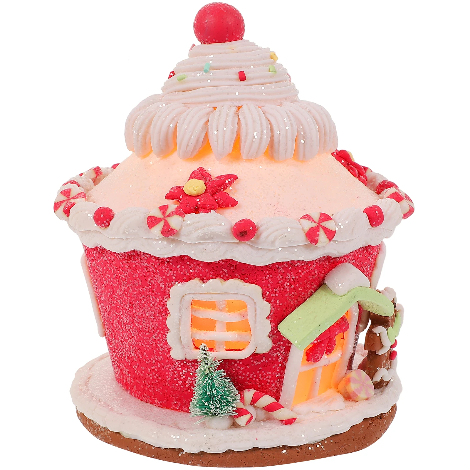 Christmas Decoration Luminous Castle Ornaments Lovely Resin Glowing Craft Sculpture Living Room Office
Christmas Decoration Luminous Castle Ornaments Lovely Resin Glowing Craft Sculpture Living Room Office
