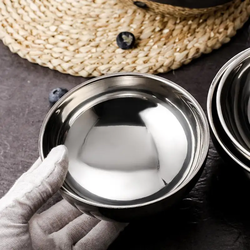 Stainless Steel Threaded Rice Bowl Dough Round Soup Double Layer Insulated Ramen Bowls Home Tableware Kitchen Accessories
Stainless Steel Threaded Rice Bowl Dough Round Soup Double Layer Insulated Ramen Bowls Home Tableware Kitchen Accessories