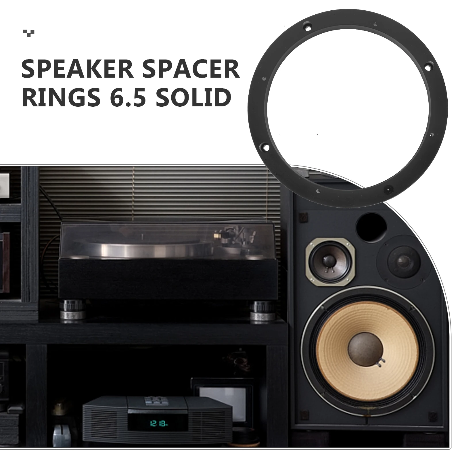 2pcs 6.5 Inch Car Door Speaker Spacer Rings Durable Plastic Mounting Adapter Speaker Spacer Pad 6.5 Solid Replacement Cushion
2pcs 6.5 Inch Car Door Speaker Spacer Rings Durable Plastic Mounting Adapter Speaker Spacer Pad 6.5 Solid Replacement Cushion